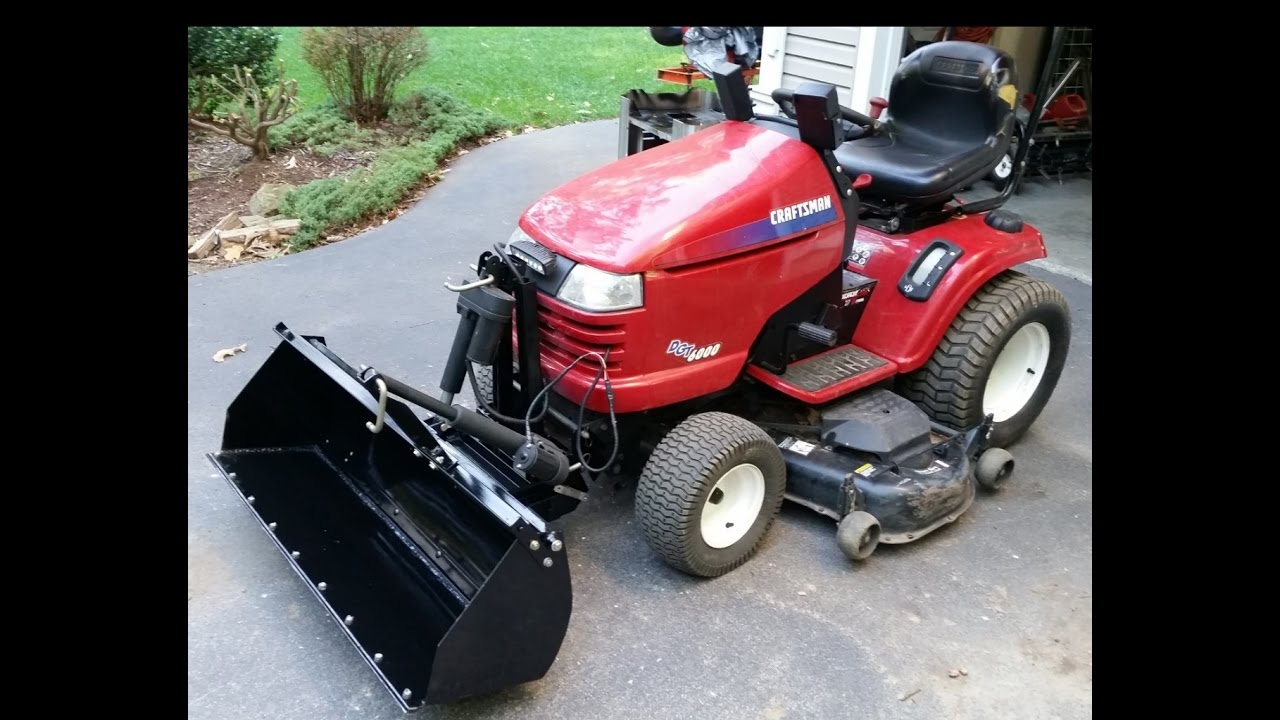 Homemade tractor scoop - Part 2 of 2. (Tractor mods)