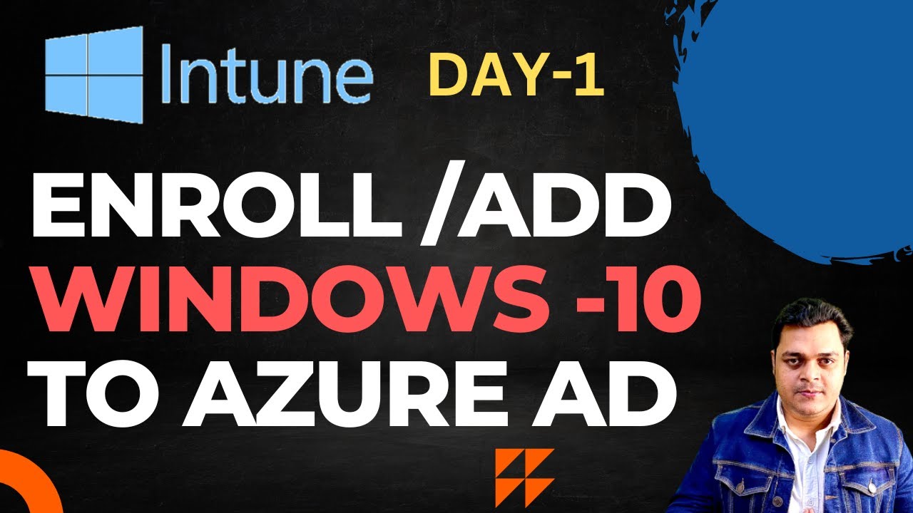 How to Add Device to Azure Active Directory step by step ! Enroll Windows -10 Device !MS-Intune