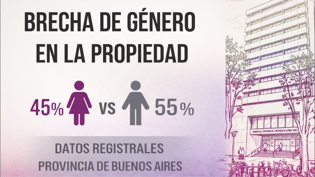 Brecha de género en la propiedad inmobiliaria en Buenos Aires