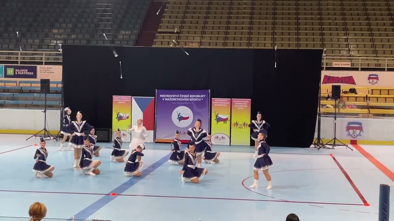Mažoretky SK PROVO Brno - baton senior stage 2024