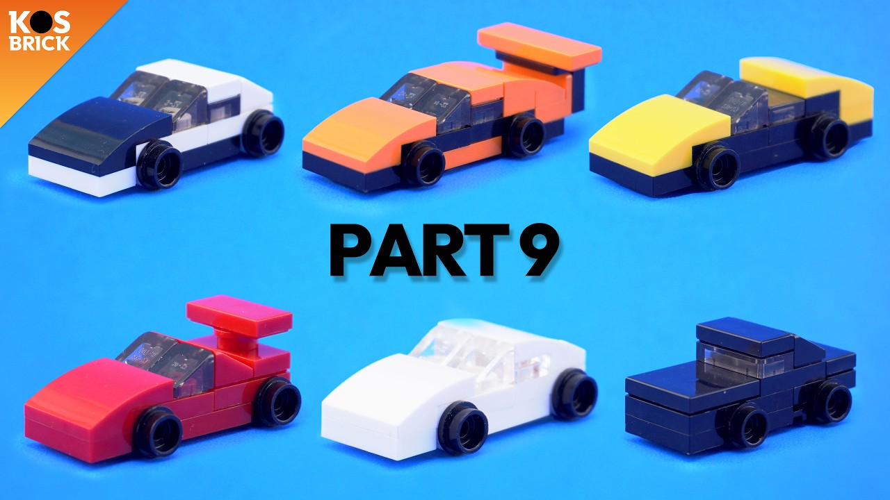 Lego City Mini Vehicles Sport Cars - Part 9 (Tutorial)