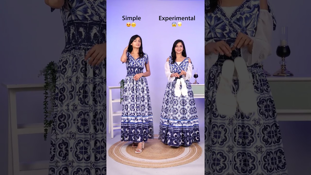 Simple Vs. Experimental: Which Look is Better for You? 💁&zwj;♀️💃 #shorts #fashion #viral #styleyouraura
