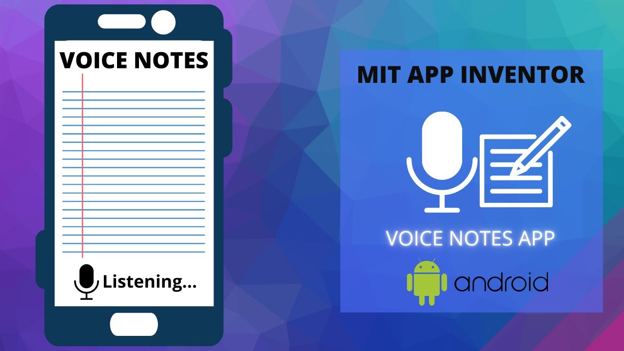 Create Voice Notes App [In 10 Minutes!] || MIT App Inventor || File Component || Speech Recognizer