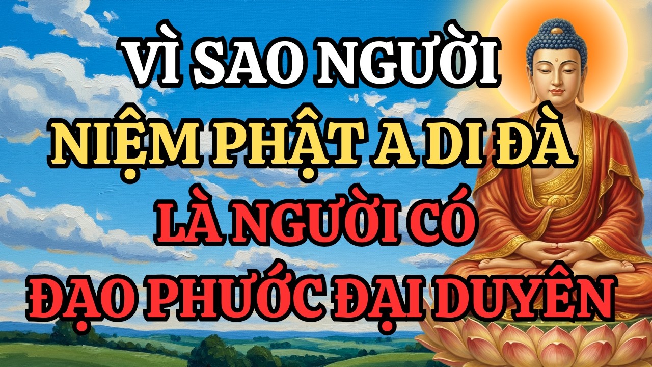 Vì Sao Người Niệm Phật A Di Đà Được Gọi Là Người Có Đại Phước, Đại Duyên? Nghe Rồi Sẽ Hiểu