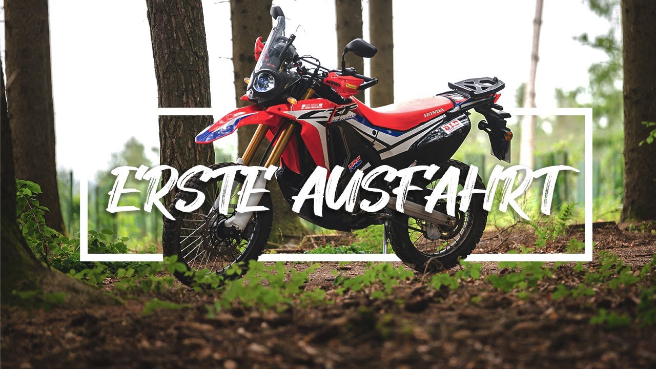 Die erste Fahrt mit der CRF250 Rally