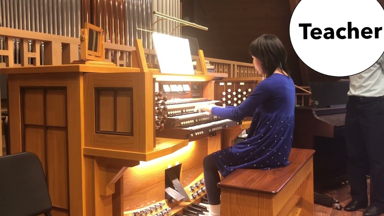 Pipe Organ playing (9) by Emi Matsushita