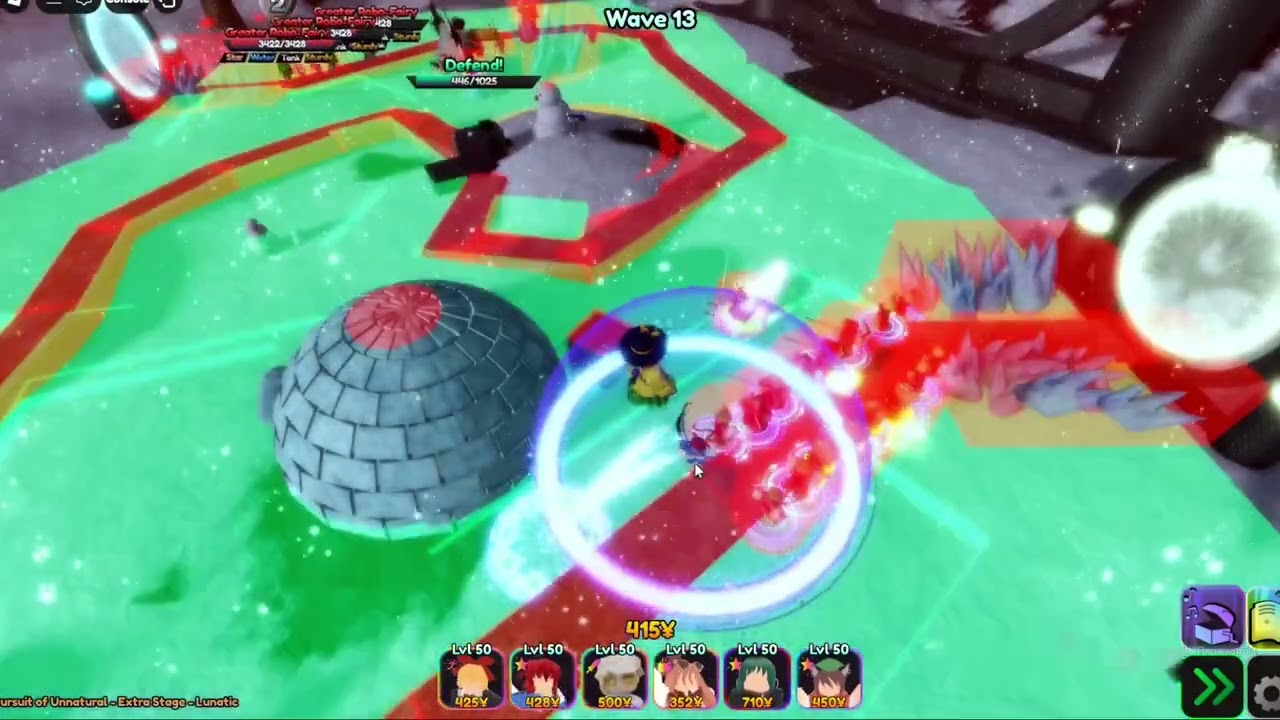 Touhou tower assault (tta) Event extra stage lunatic duo (sariel path)