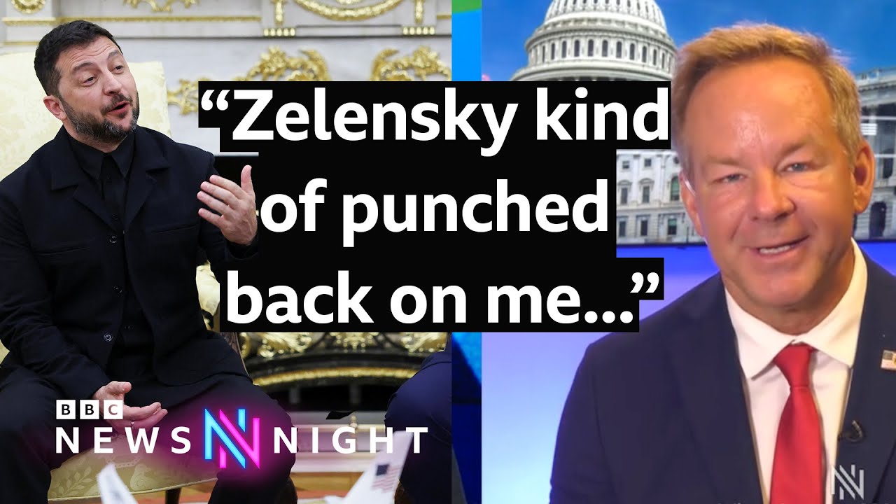 Zelensky “punched back” at reporter who asked about his suit