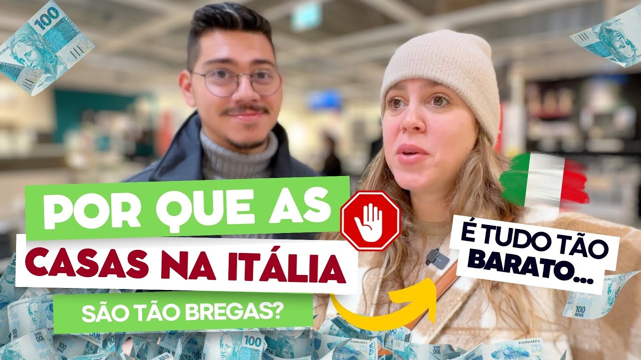 Mostrando como é possível ter uma casa bonita na Itália gastando bem pouco