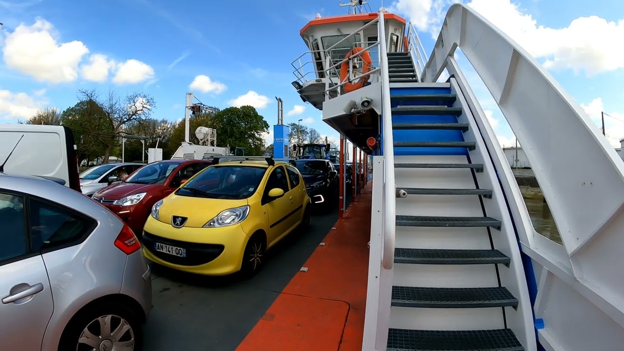 France. Normandie. Seine river. Port Jerome. Quillebeuf-Sur-Seine. Free Ferry ⛴️