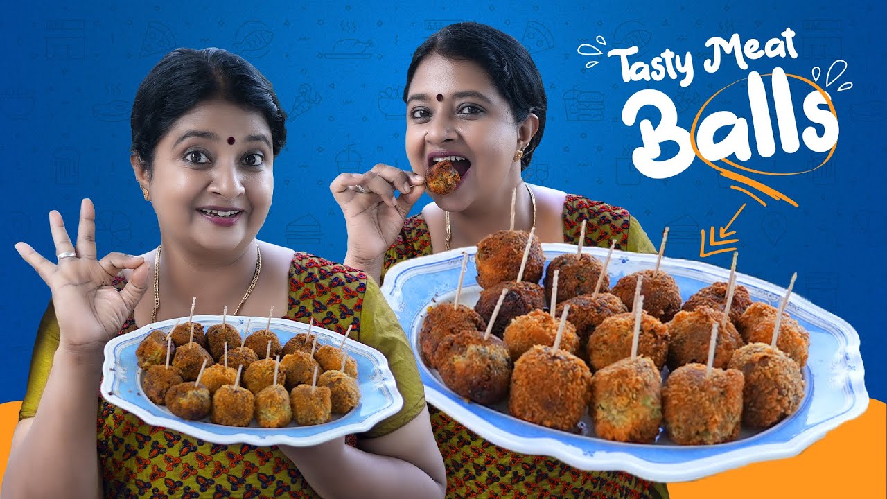 നാലുമണിക്കൊരു ബീഫ് ബോള്‍ | Beef Meat Ball snacks | Anila Sreekumar
