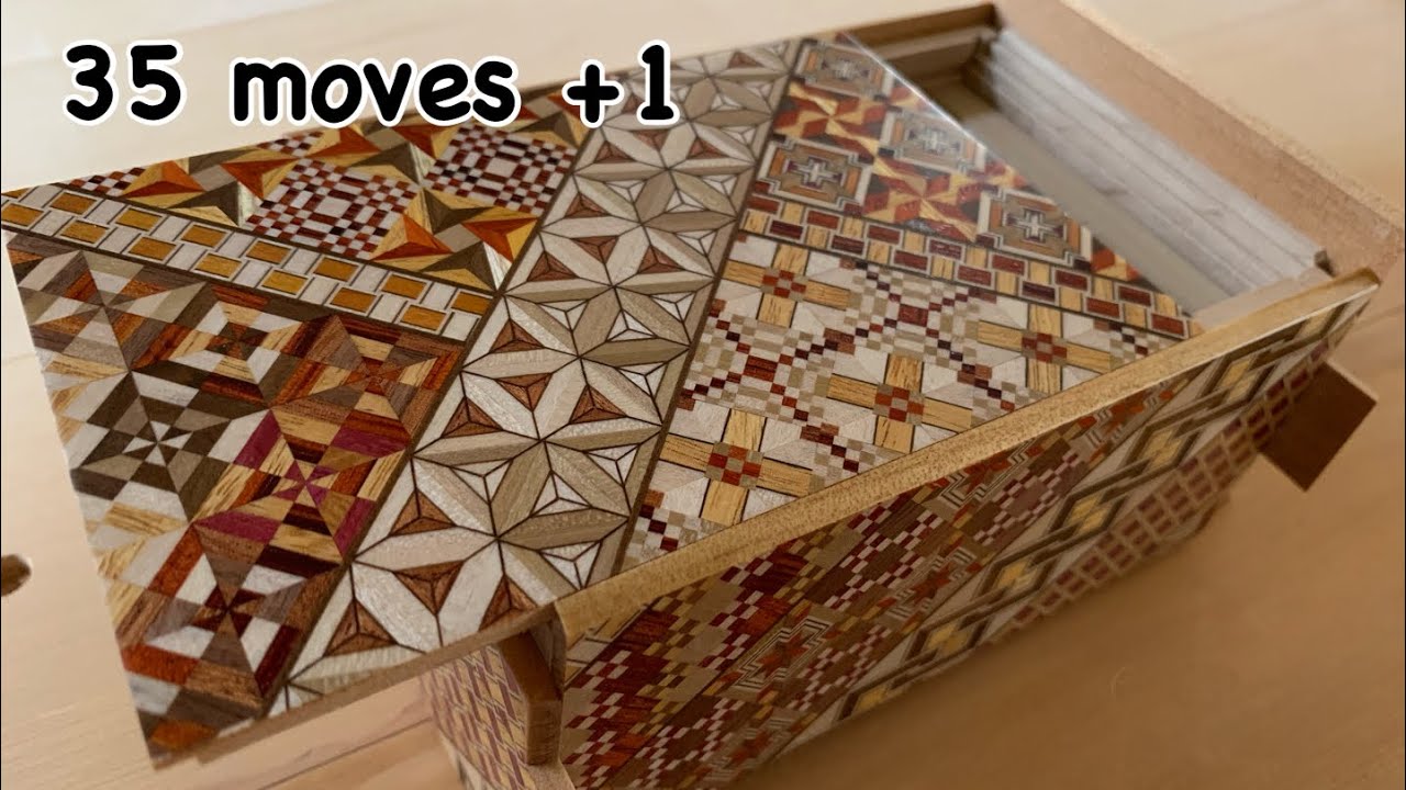 35 moves +1 Puzzle Box 35回+1 original 秘密箱開け方