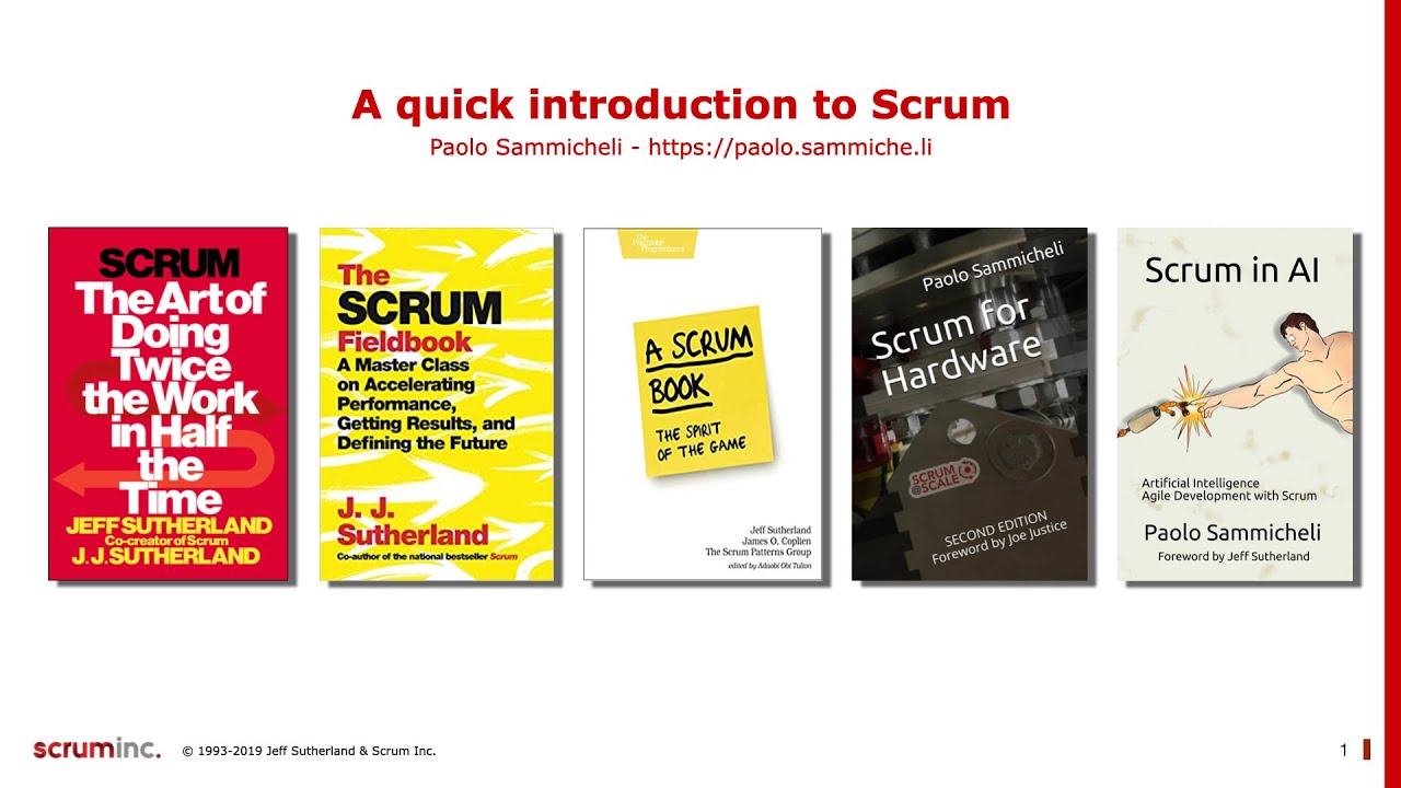 Introduzione Rapida a Scrum