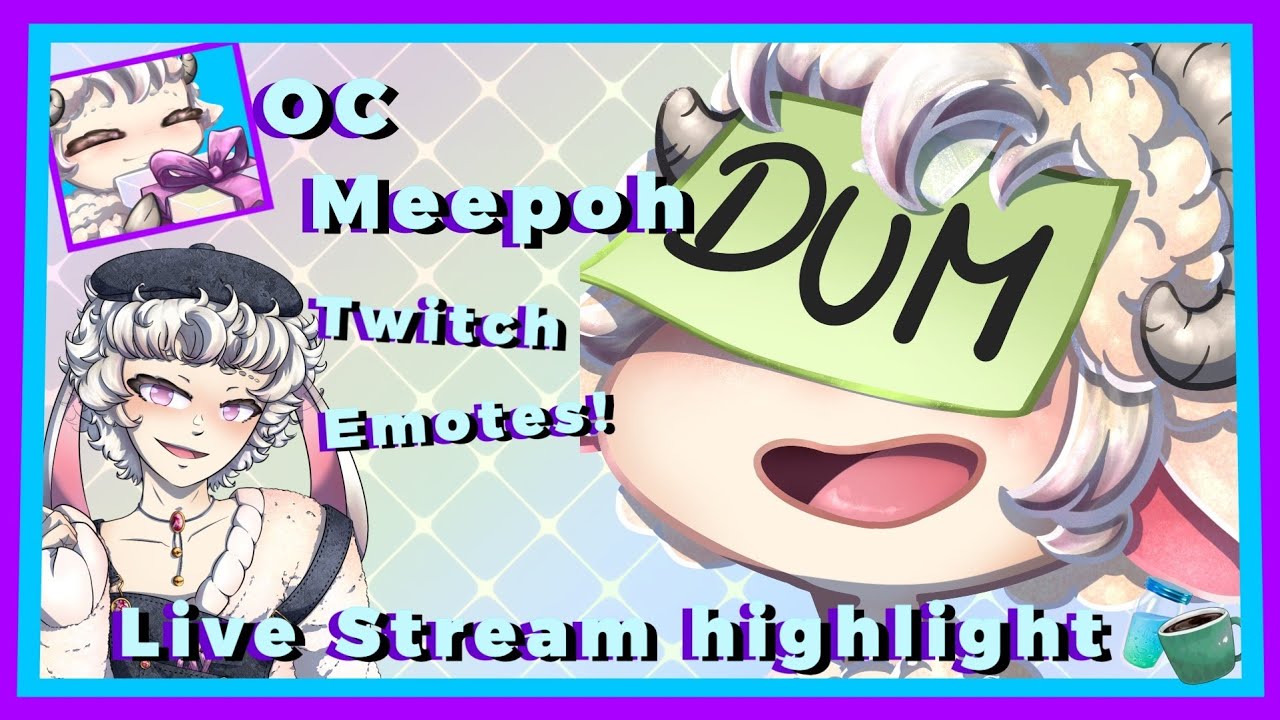 Silly #originalcharacter #twitchemotes ! #meepoh the #cute #sheepboy || Commissions open on kofi!