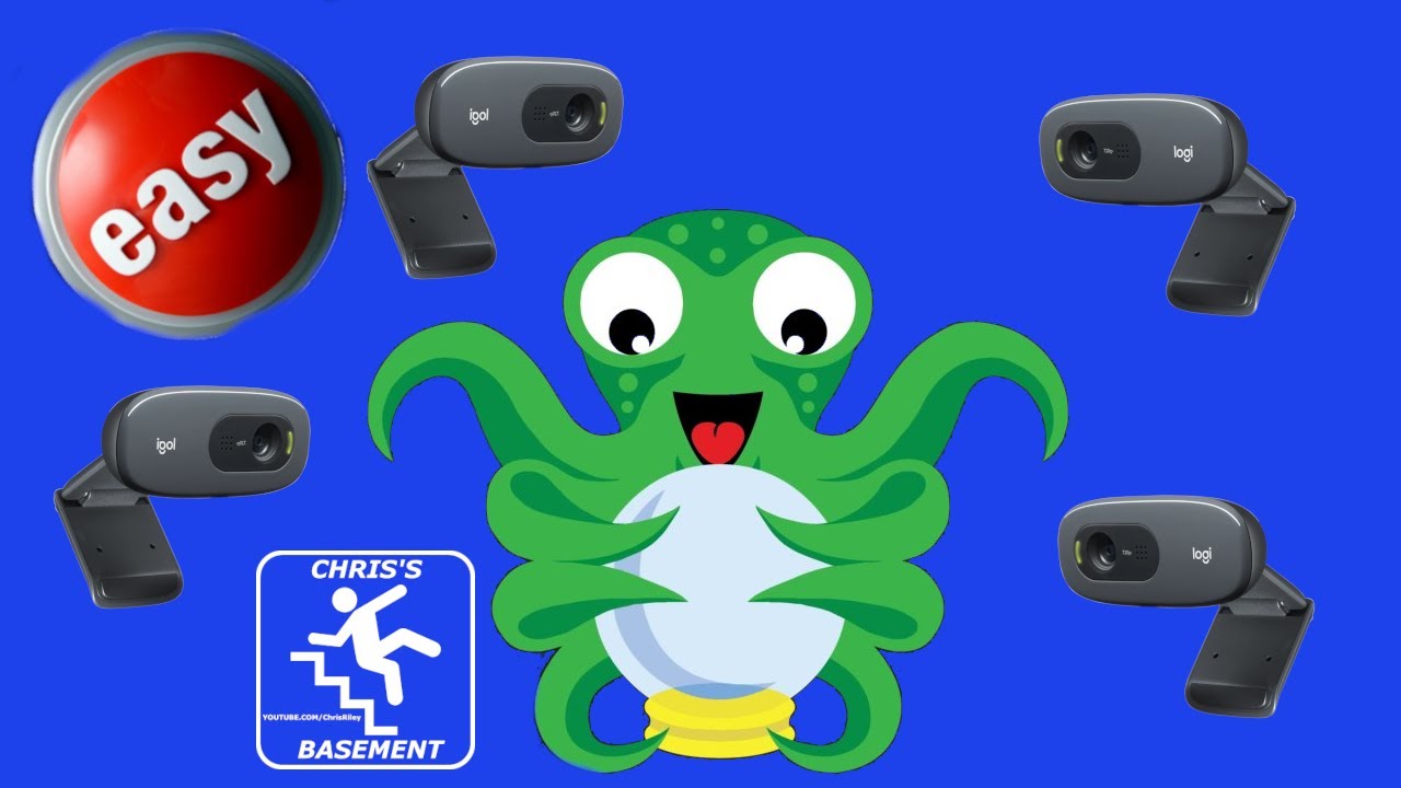 OctoPi (old camera stack)- Multiple Camera Setup - Raspberry Pi Camera - Chris's Basement - 2023