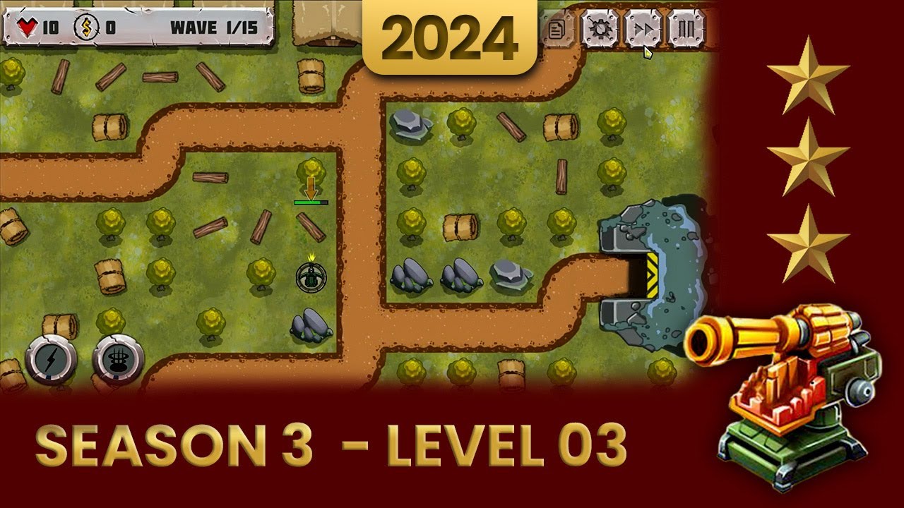 Battle Strategy: Tower Defense - Season 3 Level 03 (2024 Update) Walkthrough
