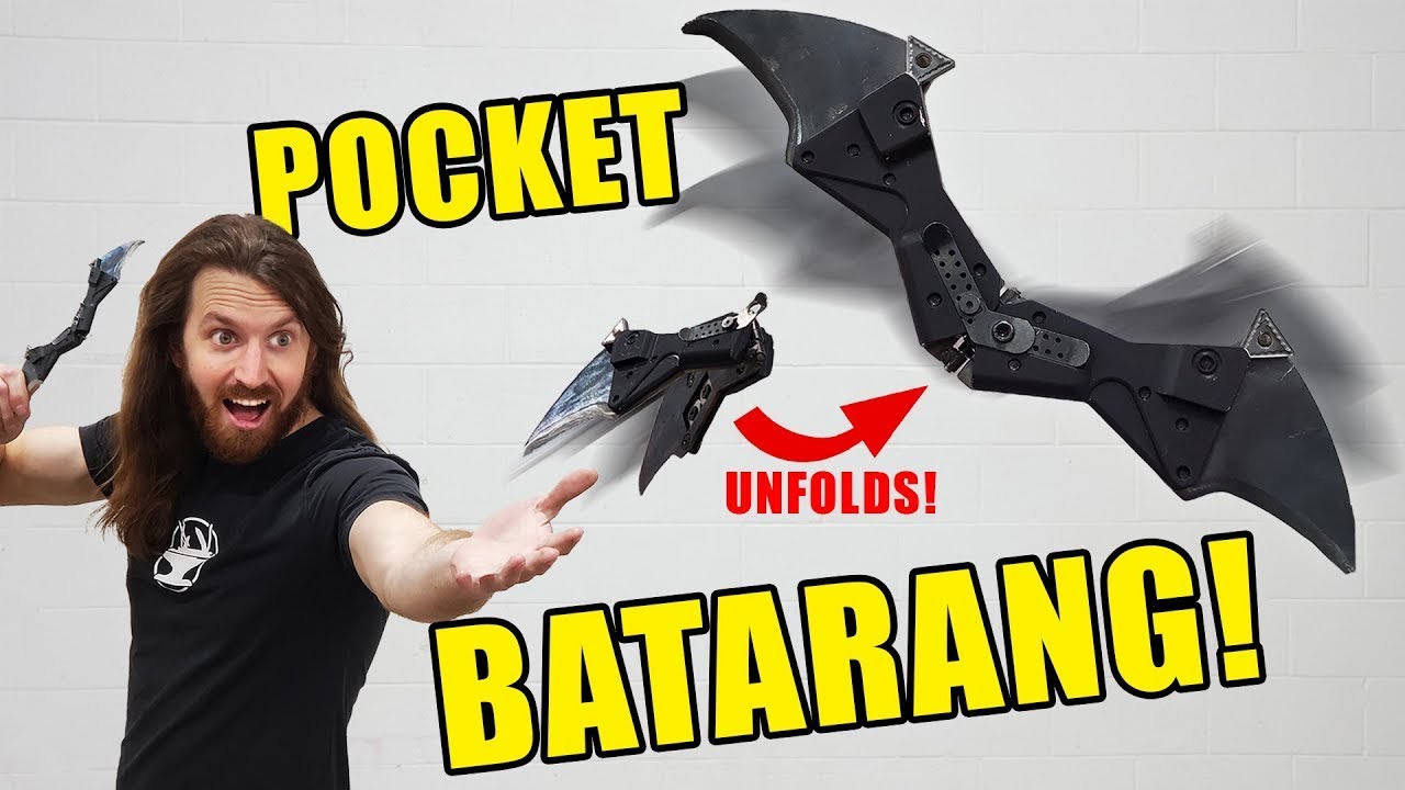 Batman's NEW Folding METAL BATARANG! (+ GIVEAWAY!)