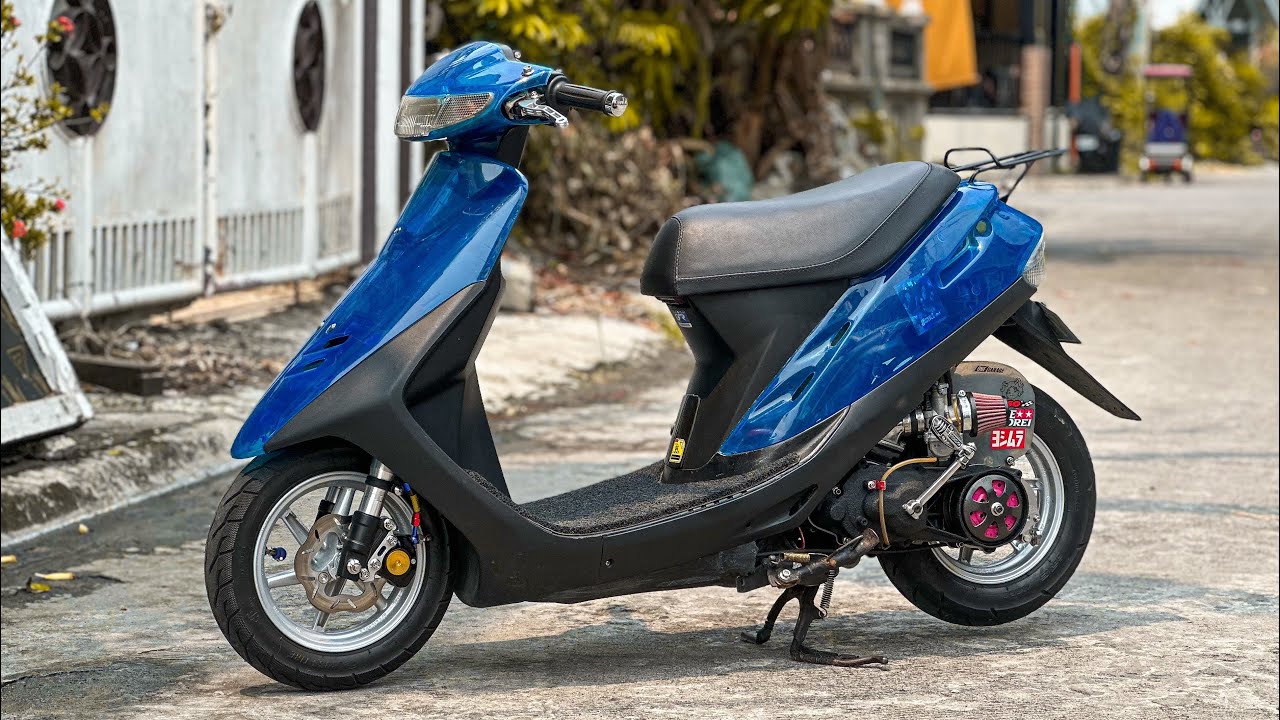 New translucent blue fairings ni dio 2! | Kyle Andrei