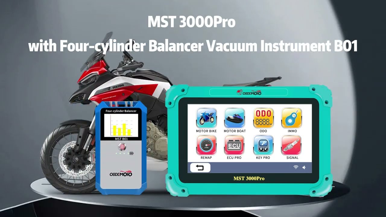 OBDEMOTO MST 3000Pro-Heavy duty Motorcycle Scanner