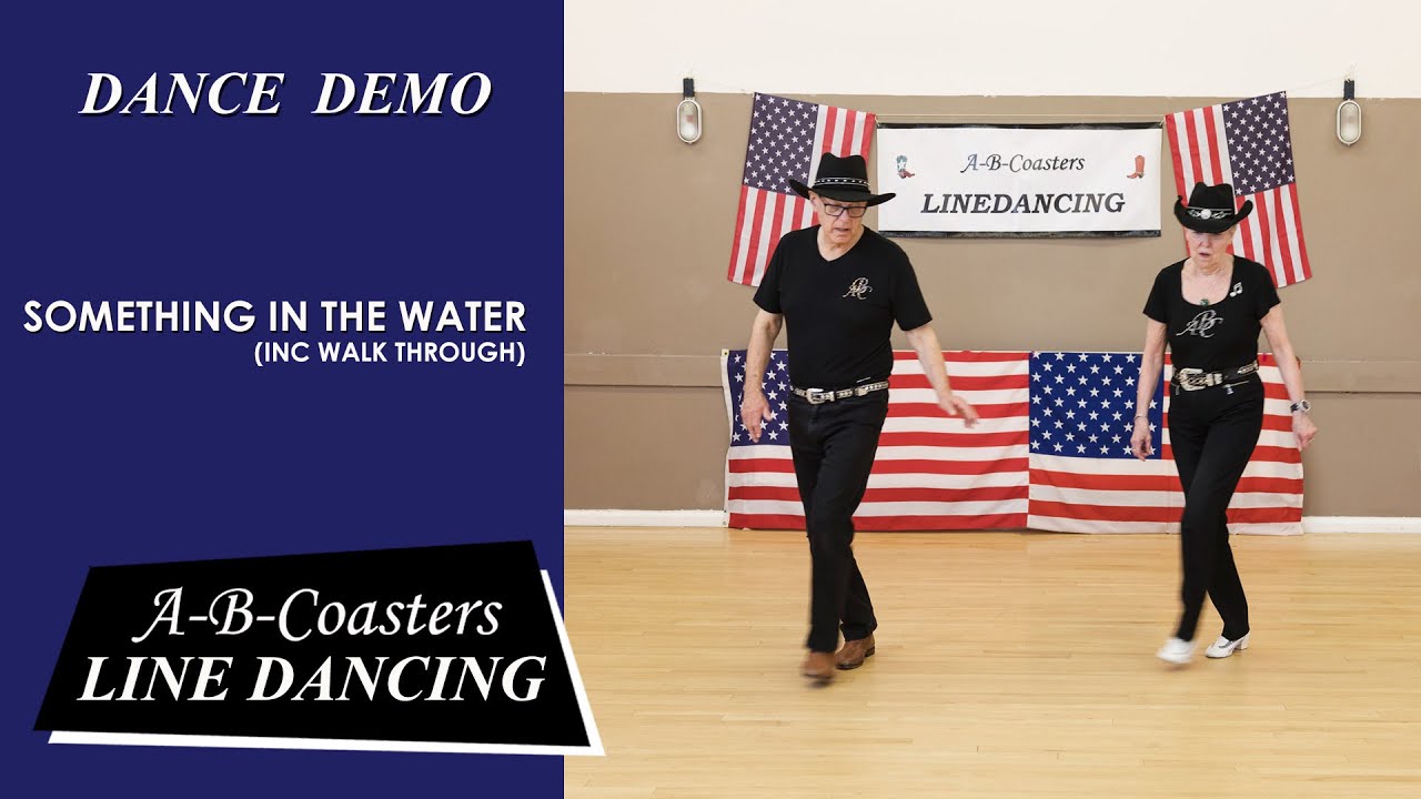 SOMETHING IN THE WATER - Line Dance Demo & Walk Through