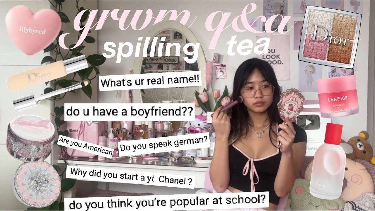 POV: мы в FaceTime 🍵 GRWM Q&A + GIRL TALK (рутина макияжа 2024) YouTube и советы для старшеклассн...