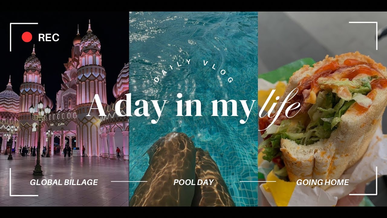 ПРЕКРАСНЫЙ ДЕНЬ😍/ДЕНЬ ПЛАВАНИЯ С СЕМЬЕЙ🏊‍♀️/ ПОСЕЩЕНИЕ ГЛОБАЛЬНОЙ ДЕРЕВНИ 🌇/ВОЗВРАЩЕНИЕ ДОМОЙ 🏠