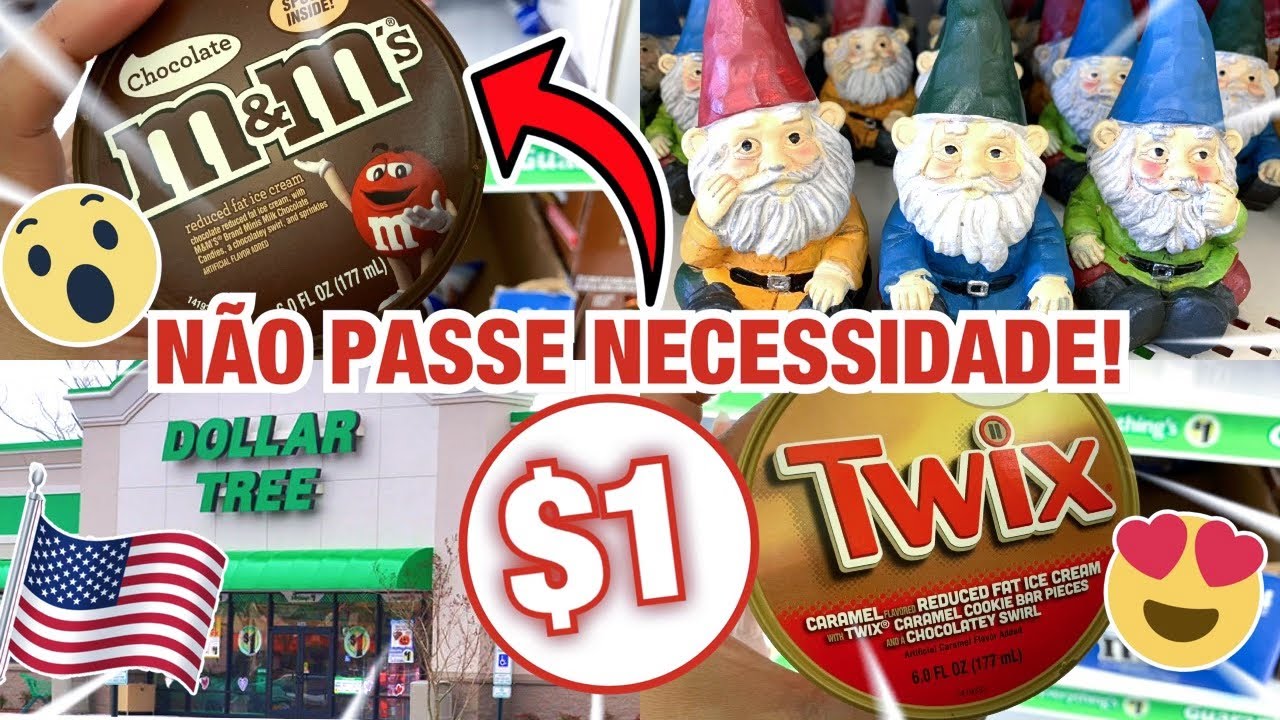 DOLLAR TREE GIGANTE! 😍😱 FAZENDO COMPRAS NA LOJA DE POBRE + AMADA DOS ESTADOS UNIDOS