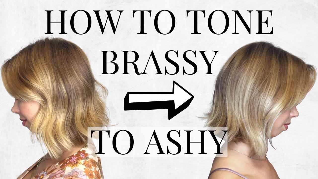 How To Tone Brassy Highlights Using Wella T18, T11, & T10