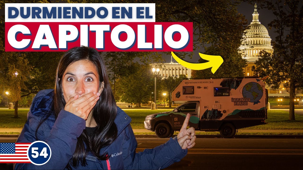 ¿Es LEGAL dormir acá? 👉 Nuestra experiencia en Washington D.C. 🇺🇸 #USA Ep.54