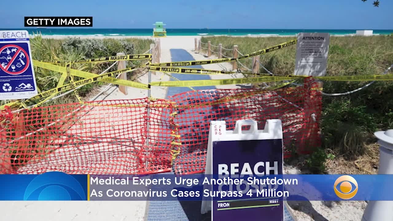 Medical Experts Urge Another Shutdown As Coronavirus Cases Surpass 4 Million