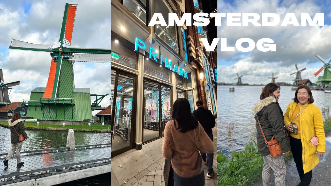 Amsterdam vlog 🇳🇱  (part one) Primark, Ambassade Hotel, city tour in Edam & Volendam