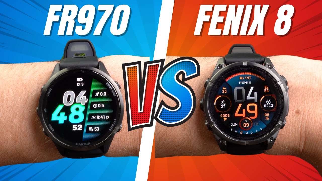 Garmin Fenix 8 vs. Forerunner 970: Welche Uhr ist besser?