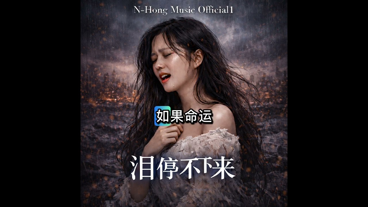 泪停不下来 - N-Hong Music Official1 (Official Music Video) | Emotional Chinese Sad Song 2026