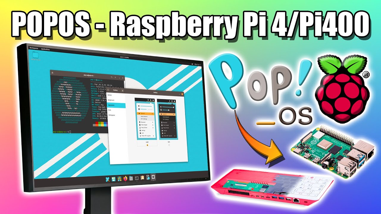 POP OS для Raspberry Pi 4 и Pi400! Обязательно попробуйте эту потрясающую ОС!