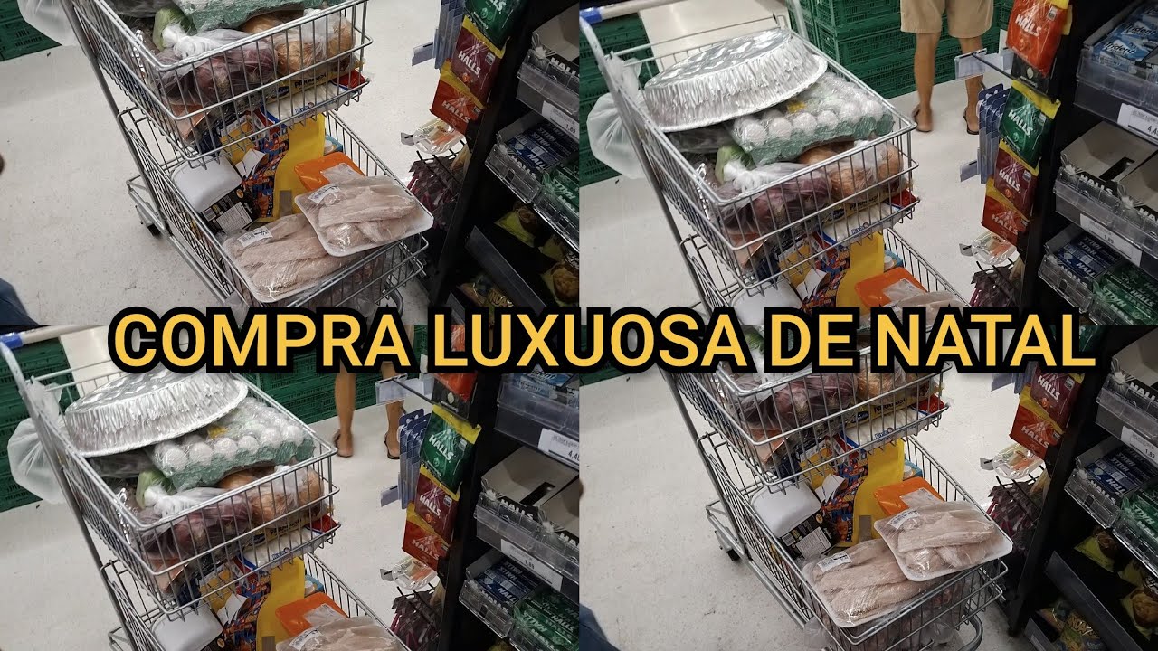 MEGA COMPRA PARA CEIA DE NATAL! | COMPREI COISAS QUE NUNCA TIVE NA VIDA ! 