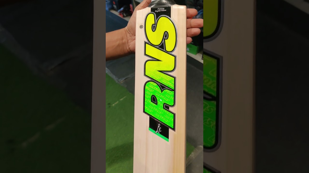 RNS Larsons Limited Edition Irfan Pathan Players Edition English Willow Cricket Bat #youtubeshorts