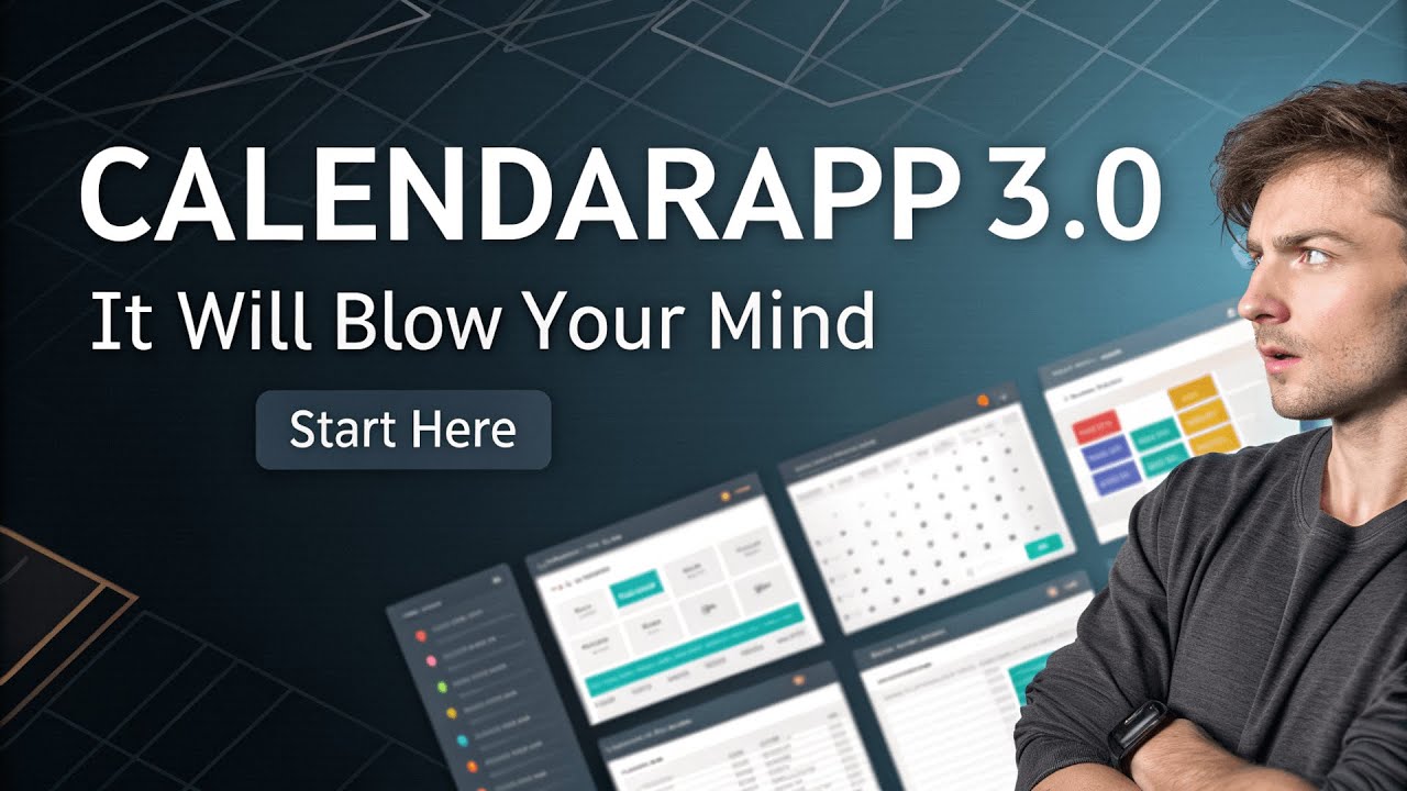 CalendarApp 3.0 get started with booking appointments on Social Media
