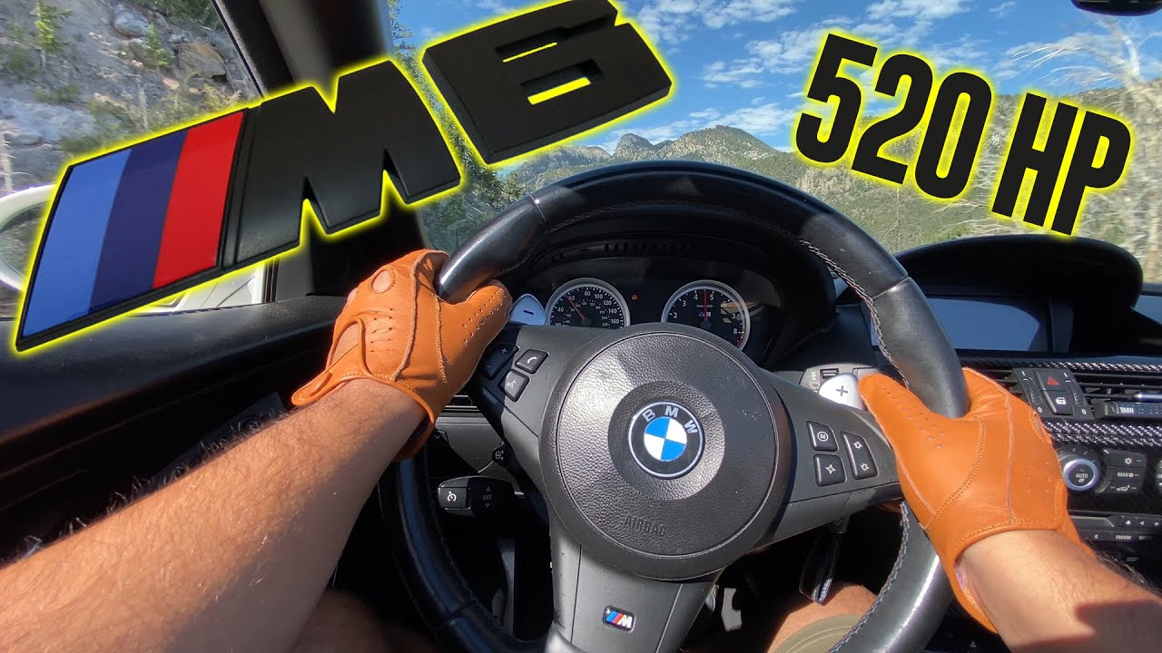 BMW M6 CONVERTIBLE V10 STRAIGHT PIPED MOUNTAIN DRIVING | POV