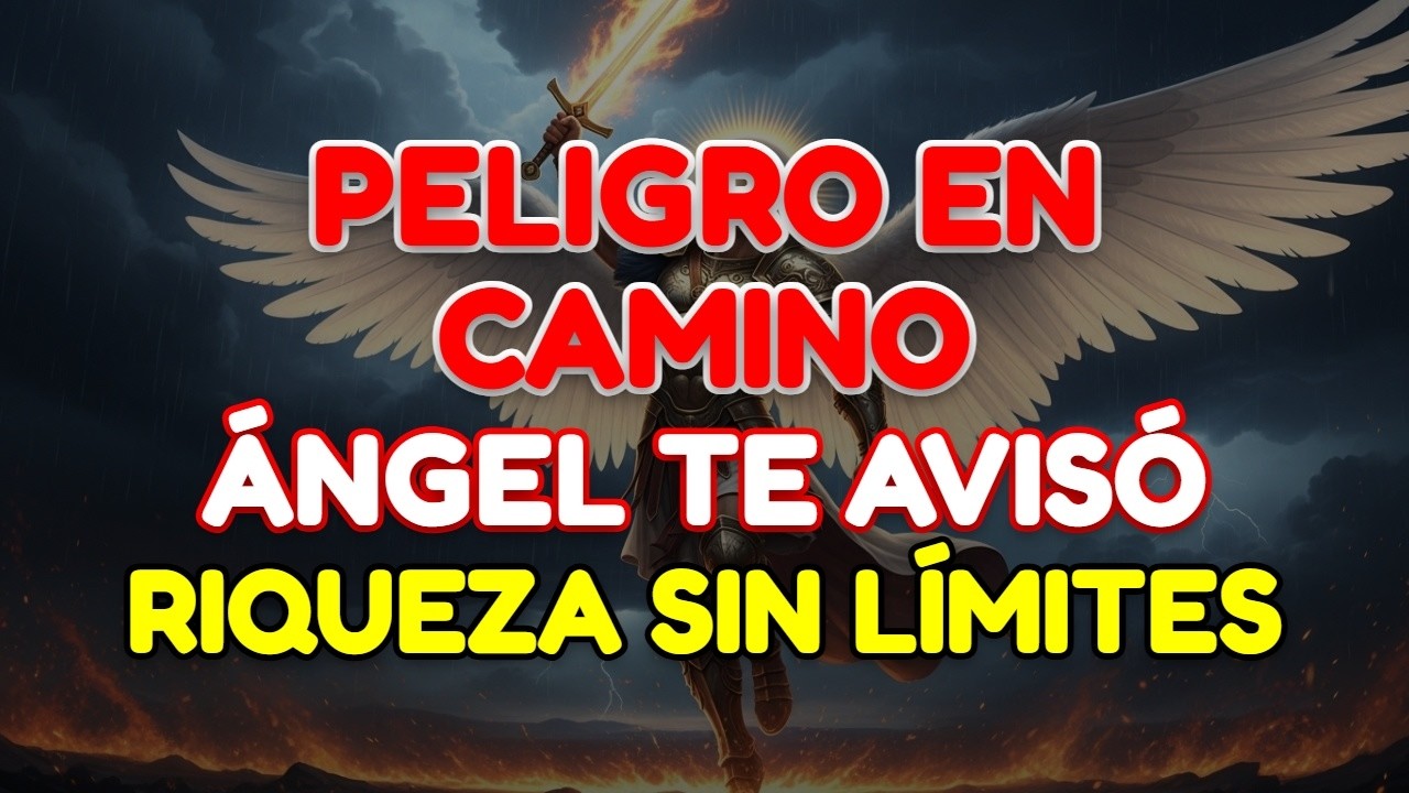🙏 ESTE ES EL AVISO FINAL: DIOS TE DICE QUE NO TOMES NADA SIN ESCUCHAR A ESTE ÁNGEL HOY