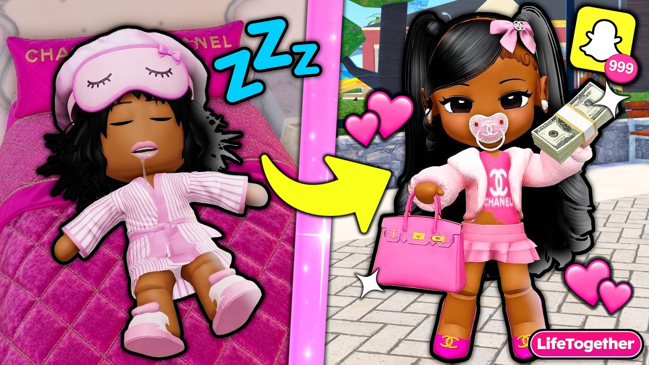 I Became a REALISTIC BILLIONAIRE BABY in LifeTogether RP… I Get ANYTHING I Want! 💰 (Roblox Snapchat)