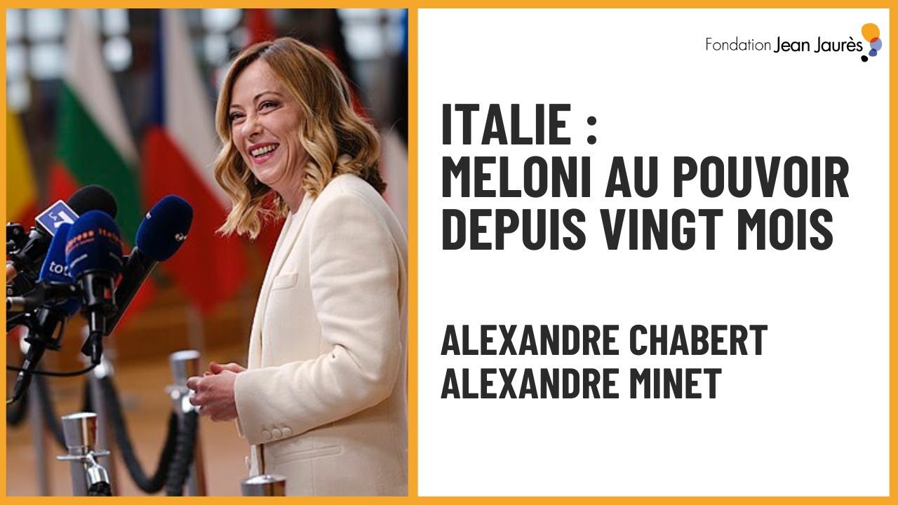 Italie : Meloni au pouvoir depuis vingt mois
