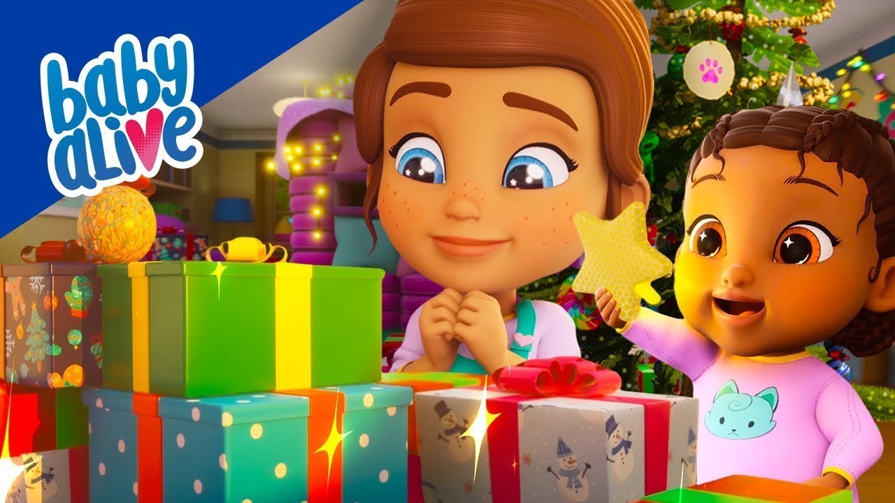 Baby Alive Official 🎄 Dolls' Christmas Morning Routine 🎁 Kids Videos 💕