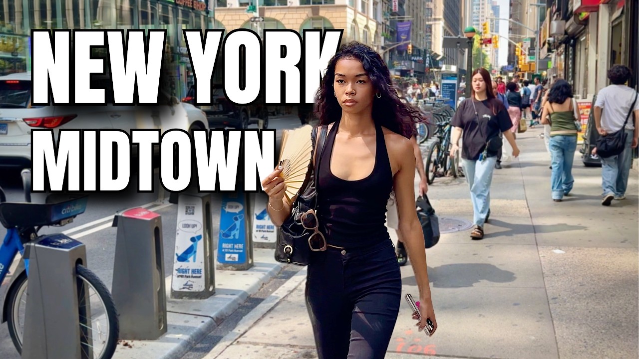 NEW YORK CITY Walking Tour [4K] - MIDTOWN MANHATTAN ... The Heart Of New York City