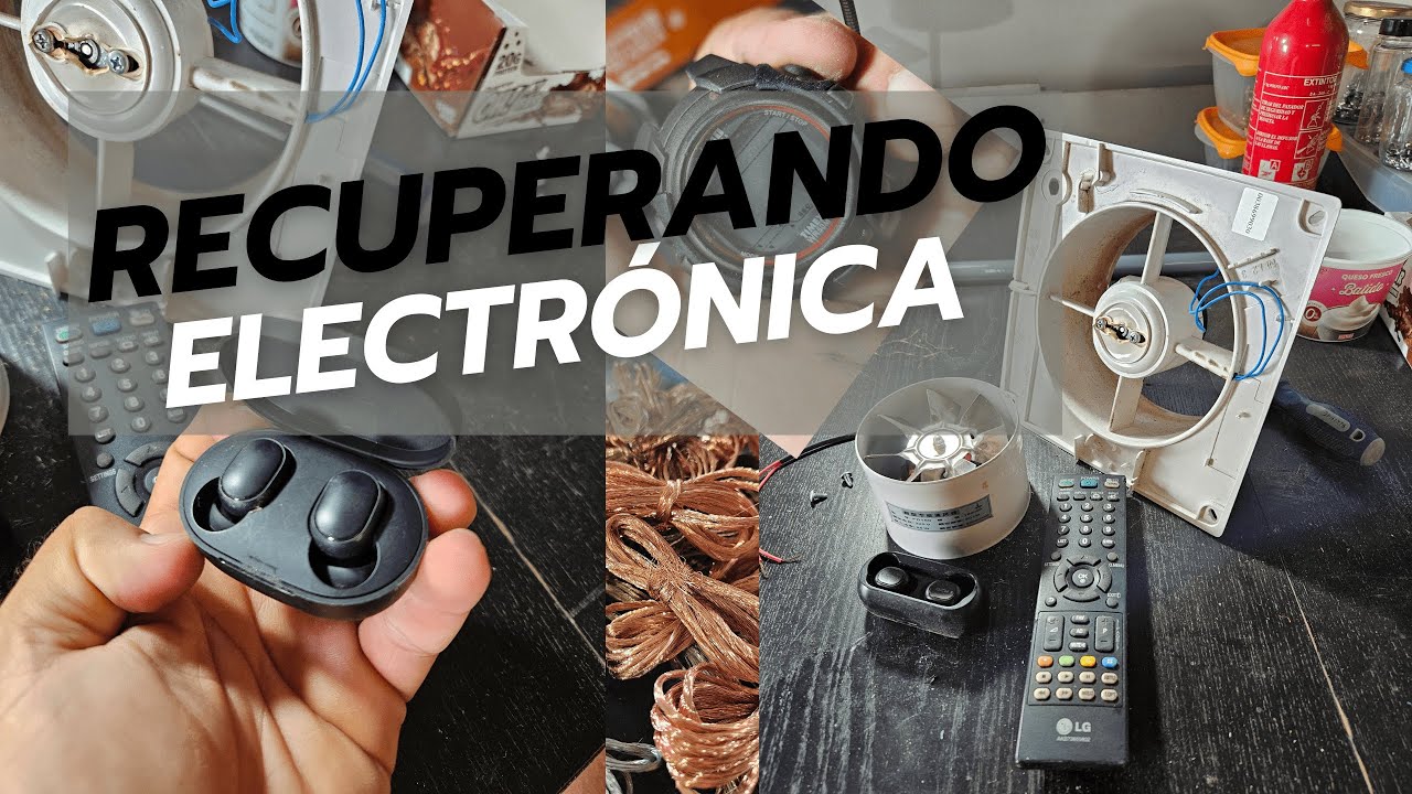 Recuperando electrónica / ASMR / Cobre y metales