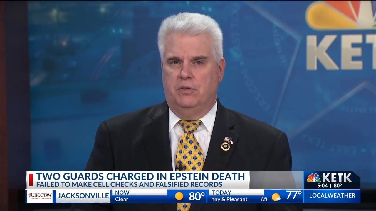 Report: Two jail guards charged in connection to Jeffrey Epstein's death
