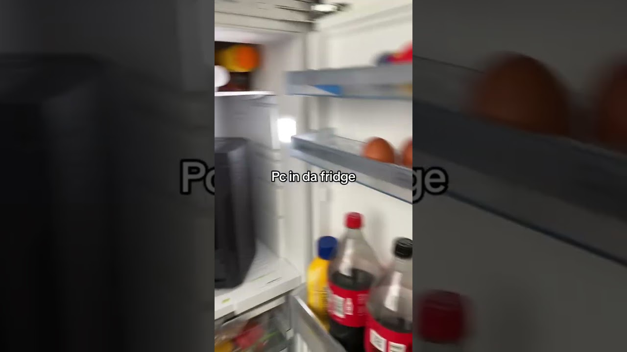 This was my secret to keep my pc cool 🥶 #pc #fridge #rdslloyd