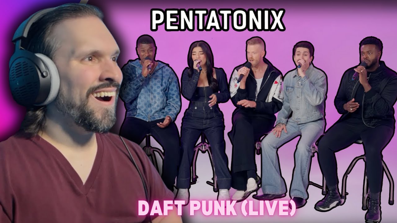 FIRST TIME Watching Pentatonix - Daft Punk (Live)