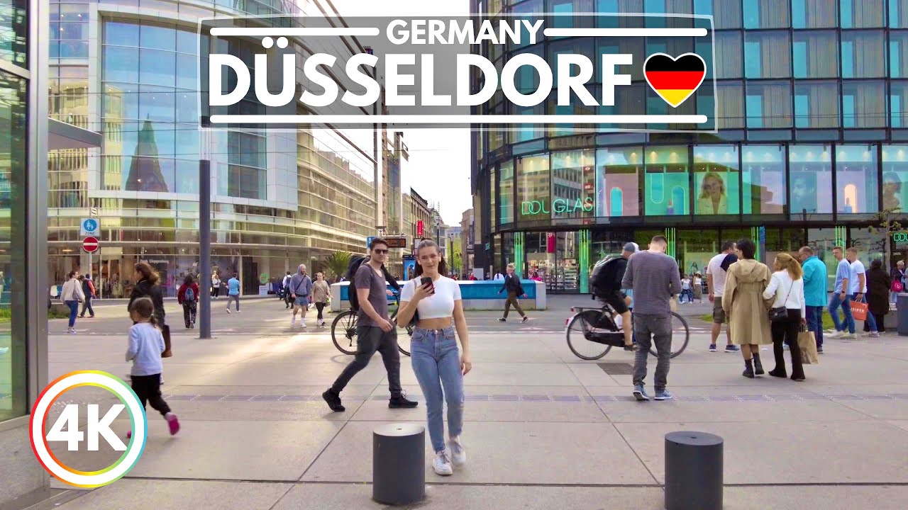 Düsseldorf in May 2023: A Stunning 4K Walking Tour of Germany's Enchanting City