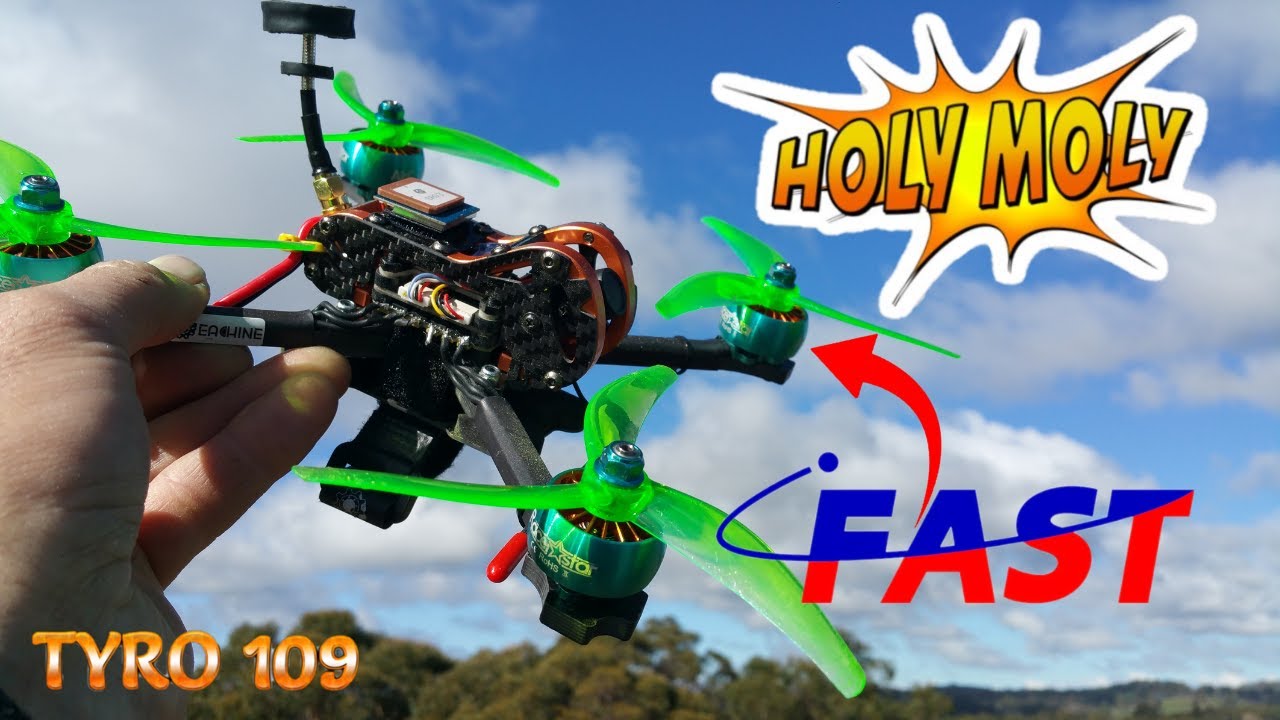 Eachine TYRO 109 Racerstar Motors - SPEED Test -  Holy  S#*T   🏆