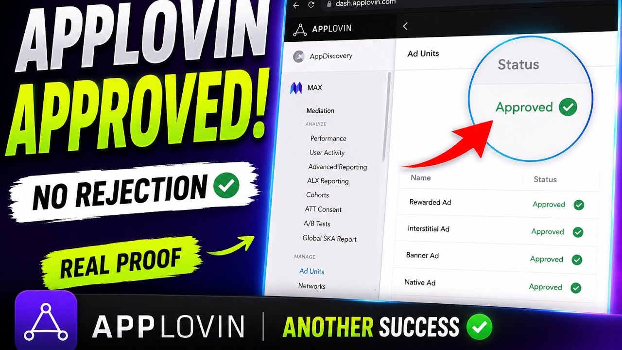 🔥 AppLovin 2026 Update | Another Account Approved (Real Proof)